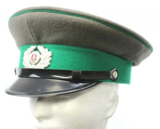 Ddr East German Army Border Guards Peaked Cap 62cm 1979 (auc)