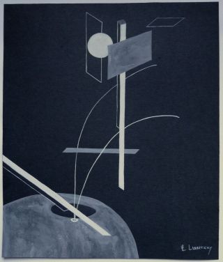 El Lissitzky (Russian) Avant - Garde,  Suprematism,  Bauhaus,  Painting 3