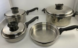 Townecraft Chefs Ware T304 Multicore Stainless Steel Cookware Set