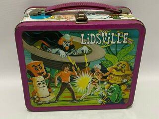 Vintage 1971 Sid And Marty Krofft Lidsville Metal Aladdin Lunchbox No Thermos