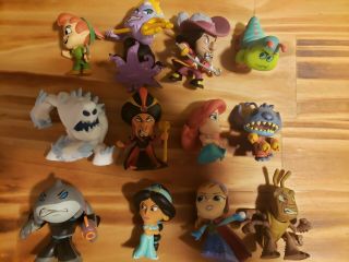 Funko Mystery Mini Disney Heroes Vs Villains Complete Common Set Of 12