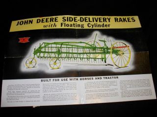 1938 John Deere Hay Equipment Mailer Brochure Mower Rake Press Raker Bar Loader 3