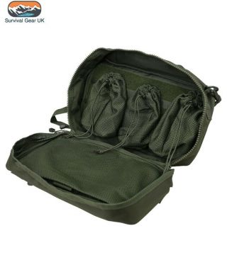 Olive Green Military Medics Plce Side Pouch Medical Trauma Bag 10 Litre Airsoft