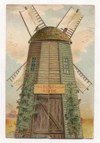 Washburn Crosby Gold Medal Flour Mechanical Trade Card,  Products Inside Tc2013