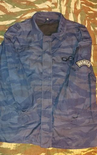Serbian Police/militia Blue Tiger Stripe Jacket 1