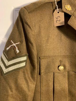 British Army No 2 Dress Uniform Jacket / Tunic Badged - Royal Logistics - 52 2