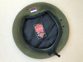 Yugoslavia Bosnia Serb Srpska Serbian Krajina Army soldier 1991 - 1995 beret hat 2