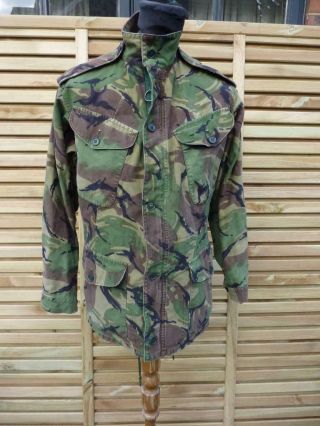 British Army 1968 Early Pattern Dpm Camouflage Parka Smock Combat Jacket,  Size 4