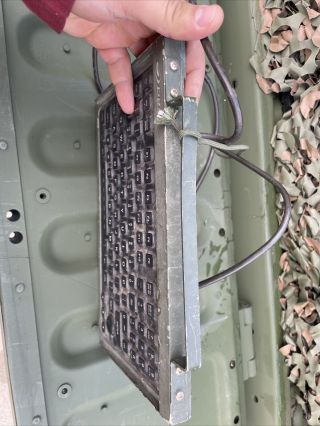 Keyboard,  for Blue Force Tracker BFT DRS HMMWV Humvee M1123 M1045 M998 3