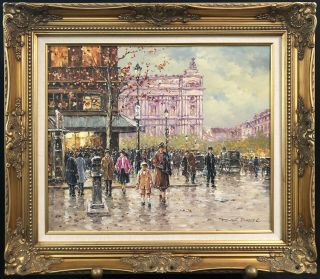 Art: Oil Painting By Peter Bunell Titled " Late Fall In Paris " 20 " X 24 "