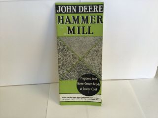 John Deere Brochure Hammer Mill 1937