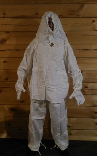 White Camouflage Robe For Soldiers Of The Soviet And Russian Army 1 Size