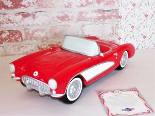 1956 Chevy Corvette Cookie Jar - Enesco - America 