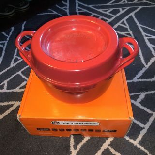 Le Creuset Doufeu 20 Mid Century Modern Dutch Oven Doufeu Pot W/ Lid