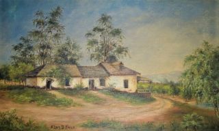 Ellen B.  Farr (american 1840 - 1907) - “landscape ” Oil On Canvas | 12 X 20”