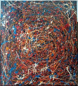 Acrylic On Canvas By Jackson Pollock 1951