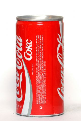 1990 Coca Cola can from Venezuela,  Italia ' 90 / Estados Unidos (USA) 2