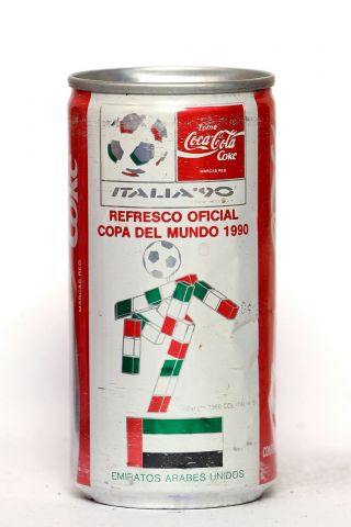 1990 Coca Cola Can From Venezuela,  Italia 