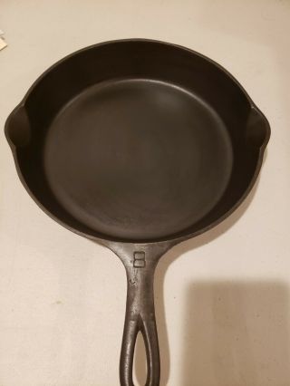Griswold Cast Iron Pan 8 Outstanding 704 D 10 Inches Large Block Usa