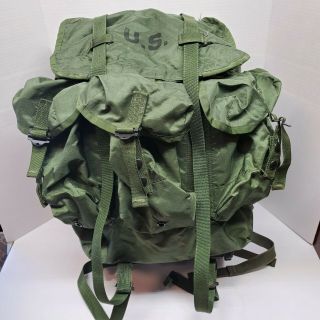Usgi Army Alice Lc - 2 Medium Combat Field Pack Rucksack Backpack W/ Frame