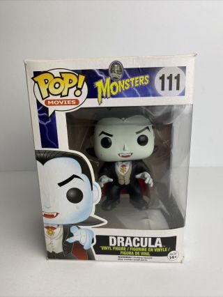 Funko Pop Movies Universal Monsters Dracula 111 Vaulted W/protector