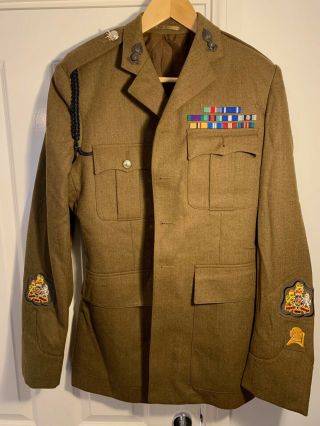 British Army No 2 Dress Uniform Jacket / Tunic Badged - Royal Engineers - 32