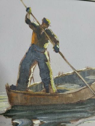 William DeGarthe Oil Painting Peggy ' s Cove Nova Scotia 4