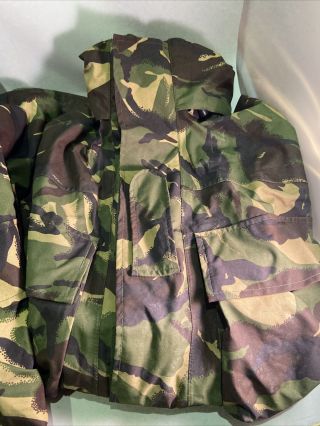 British Army DPM GORETEX Jacket Grade 1 G.  Cond Waterproof Combat MVP Woodland DP 3