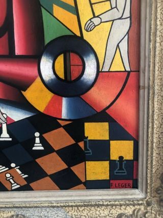 painting oil on canvas Fernand Leger french painter cubist 5