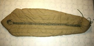 Vintage U.  S.  Military Mummy Sleeping Bag Arctic M - 1949 Type Ii Size Regular