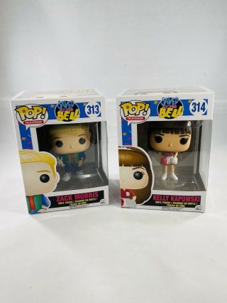 Funko Pop Set Of 2 Saved By The Bell - Zack Morris And Kelly Kapowski