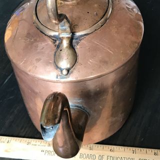 antique copper teapot kettle 3
