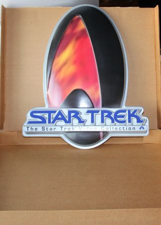 Star Trek Tv Show Rare Wall Shield Promo Promotional