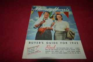 Massey Harris Buyers Guide For 1942 Brochure Fcca