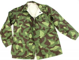 Finland Army Reversible Combat Jacket In M62 Camo 46 " Chest 1988 (no11)