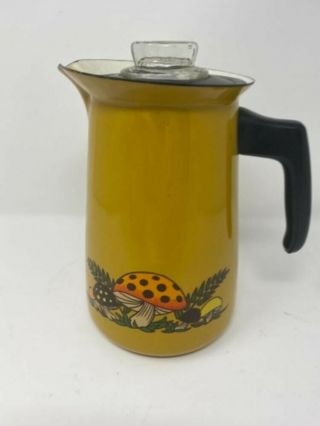 Vintage Sears Merry Mushroom Coffee Pot Percolator