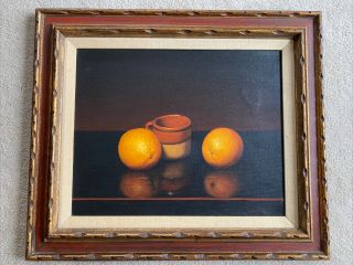 Oil Painting By Listed Artist Alfred “al” Jackson,  Signed And Framed Still - Life