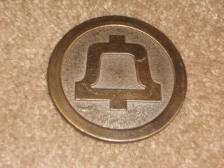 1983 Bell System Telephone Company End Of Era Medallion - A Beginning