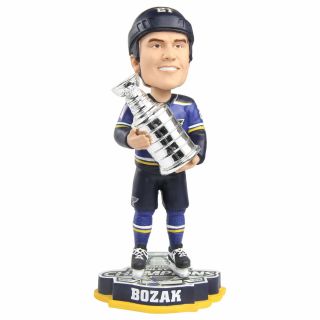 Tyler Bozak St.  Louis Blues 2019 Stanley Cup Champions Bobblehead Nhl