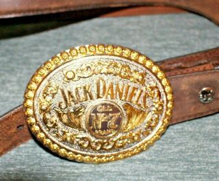 Jack Daniels Belt And Buckle,  Sz 40