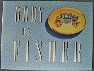 1956 Fisher Body Brochure Chevrolet Buick Cadillac Pontiac Oldsmobile Motorama
