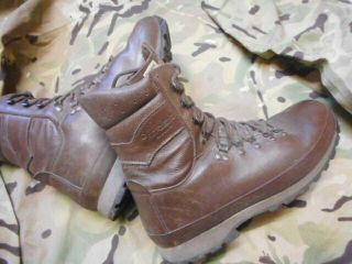 British Army Issue Altberg Alt Berg Defender Combat Boots Boot Mod Mtp Brown 9 W