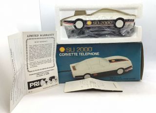 Vintage Shell Gas Oil Su 2000 Corvette Telephone