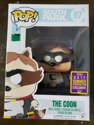 Funko Pop South Park The Coon 2017 Summer Convention Exclusive Sdcc Vaulted