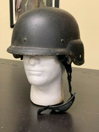 Pasgt 1988 Complete U.  S.  Made With Kevlar Helmet - Black For Police/tactical