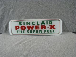 Sinclair Power - X Ad Glass - Bennett Pumps 900 - 1000