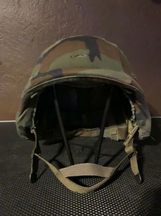 Us Military Army Marines Ballistic Helmet Med Pasgt Nsn 8470 - 01 - 092 - 7527