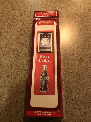 Coca - Cola Bottle Opener Cap Catcher Wall Mount 1997 “have A Coke” 10 " X3 " X2 "
