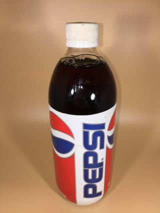 Vintage 20oz 1993 Pepsi Cola Soda Glass Bottle Classic Logo A1