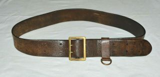 Ww2 German Type Officer Leather Belt